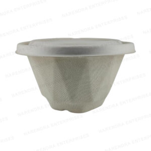 1000ml Bagasse Kohinoor Bowl with Lid
