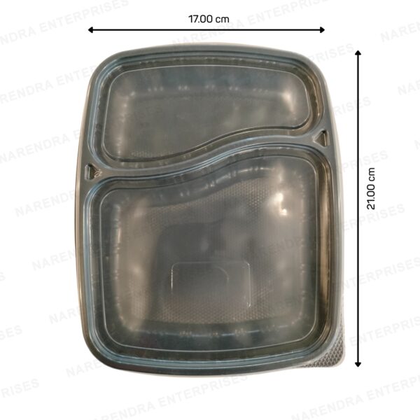 2 cp plastic meal tray b