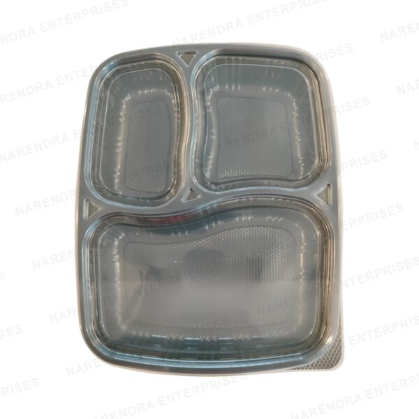 3 cp mini plastic meal tray a