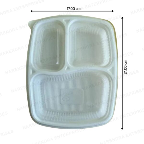 3 cp mini plastic meal tray d