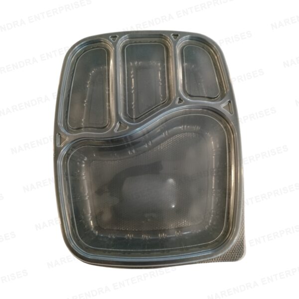 4 cp plastic meal tray a