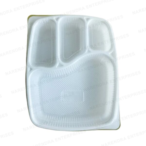 4 cp plastic meal tray c