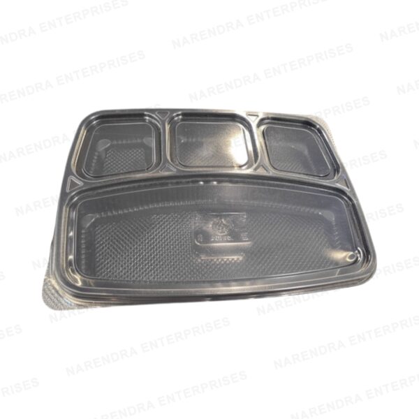 4 cp plastic meal tray dosa a