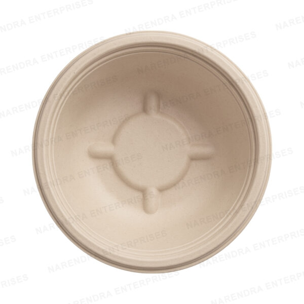500ml bagasse anti leak bowl with Lid c