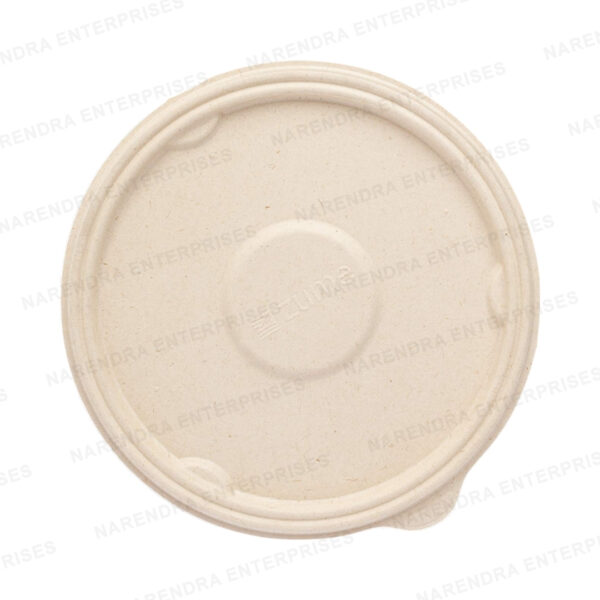 500ml bagasse anti leak bowl with Lid e