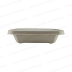 550ml Bagasse Global Rectangle Container with Lid