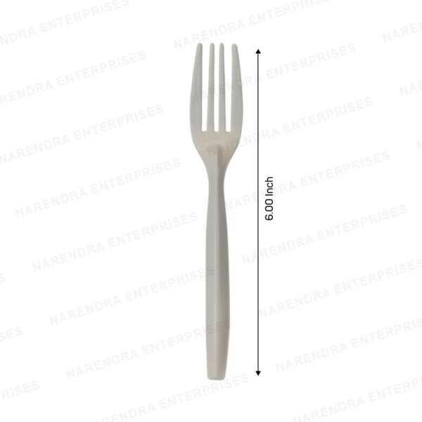 6 inch bio plastic fork b
