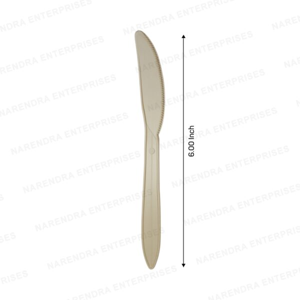 6 inch bio plastic knife b