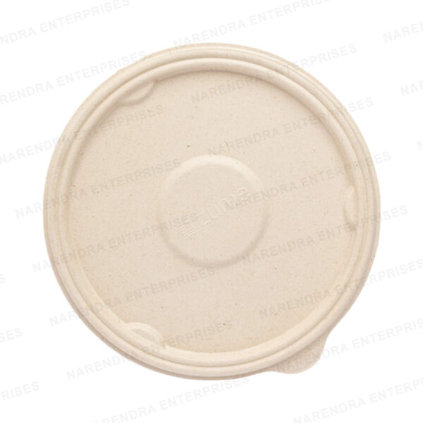 750ml bagasse anti leak bowl with lid d