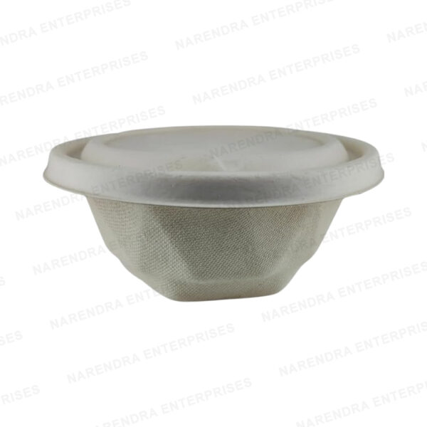 750ml bagasse kohinoor bowl with lid a