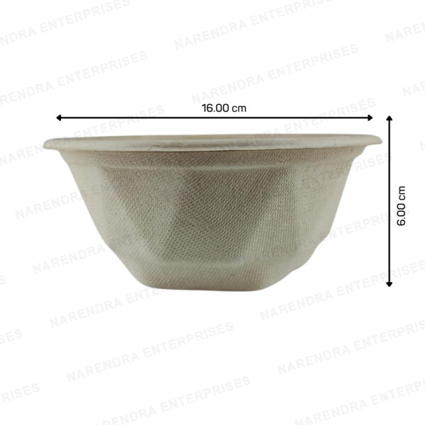 750ml bagasse kohinoor bowl with lid c