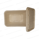 1000ml Bagasse Kohinoor Bowl with Lid - Image 5