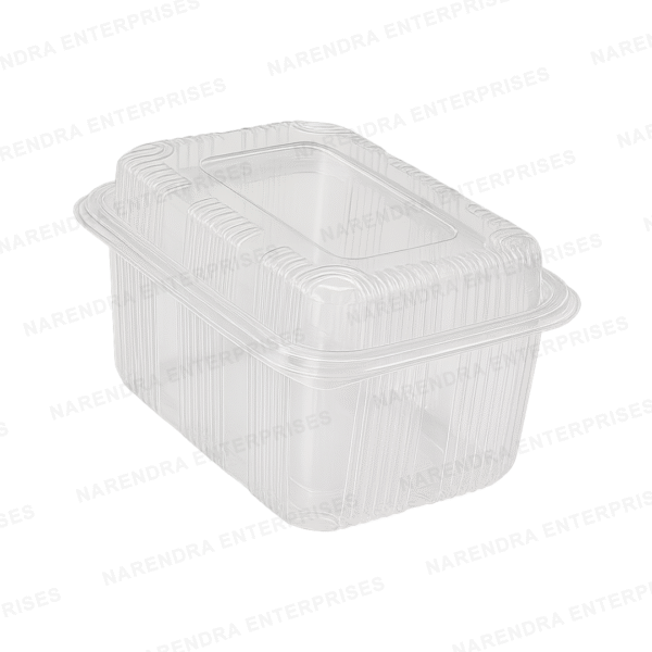1000 ML Hinged Container Hi Lid - Image 1