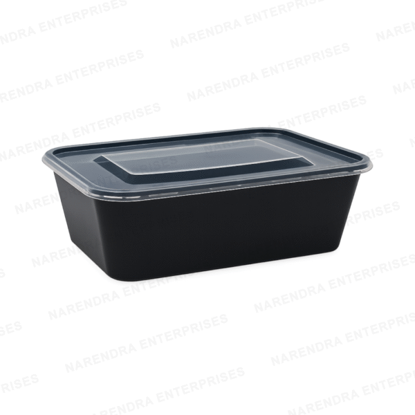 1000 ML Rectangle Dev Plastic Container - Image 1