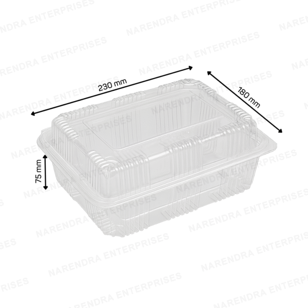 1250 ML Hinged Container Hi Lid - Image 2