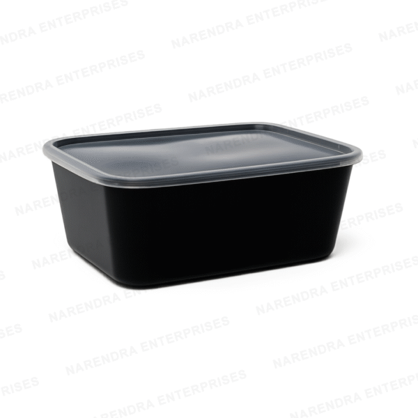 1250 ML Rectangle Dev Plastic Container - Image 1