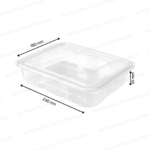 1500 ML Hinged Container - Image 2