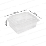 1500 ML Hinged Container Hi Lid - Image 2
