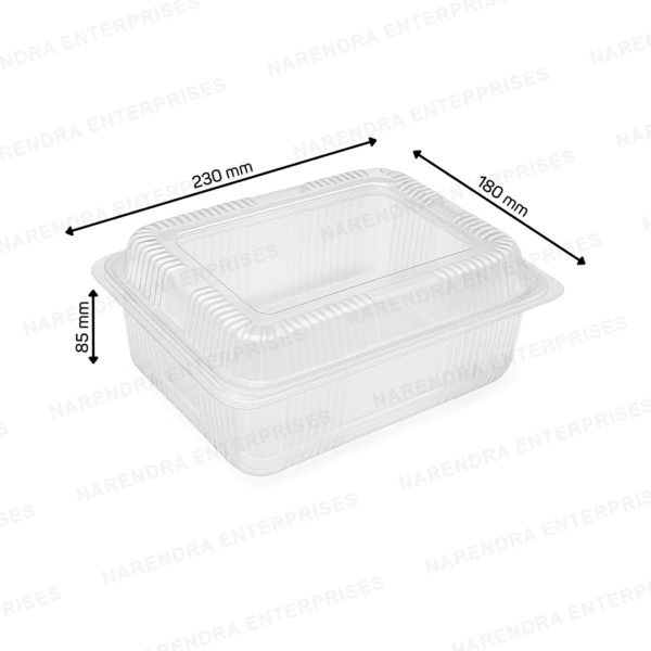 1500 ML Hinged Container Hi Lid - Image 2