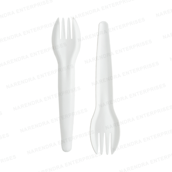 160 MM White Paper Fork - Image 1