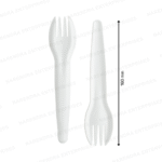 160 MM White Paper Fork - Image 2