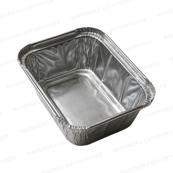 180 ML Rectangluar Aluminium Container - Image 1