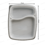 2 CP Plastic Meal Tray - Image 5