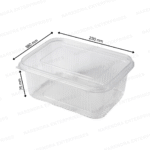2000 ML Hinged Container - Image 2