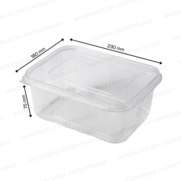2000 ML Hinged Container - Image 2