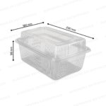 2000 ML Hinged Container Hi Lid - Image 2