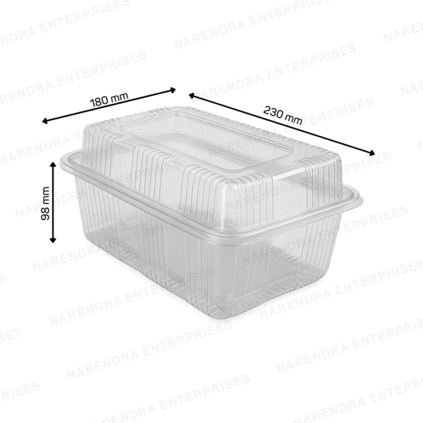 2000 ML Hinged Container Hi Lid - Image 2
