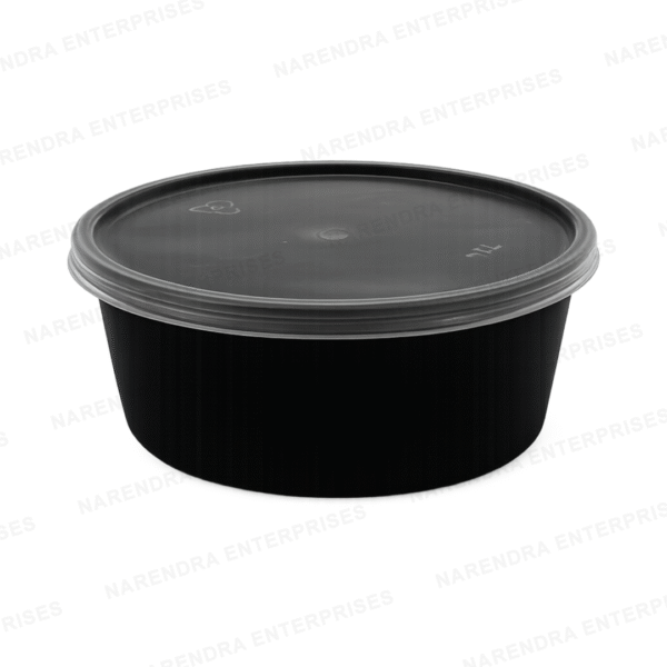 200 ML Round Dev Plastic Container - Image 1