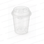 250 ML Plastic Glass With Lid