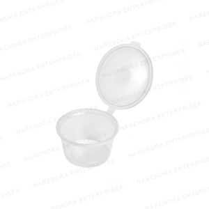 25 ML Round Hinged Container