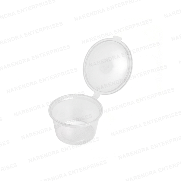 25 ML Round Hinged Container - Image 1