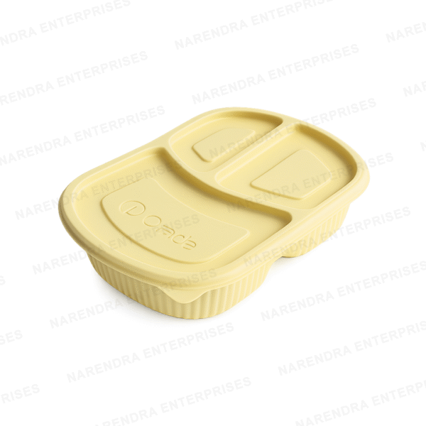 3 CP Mini Bio Plastic Meal Tray - Image 2