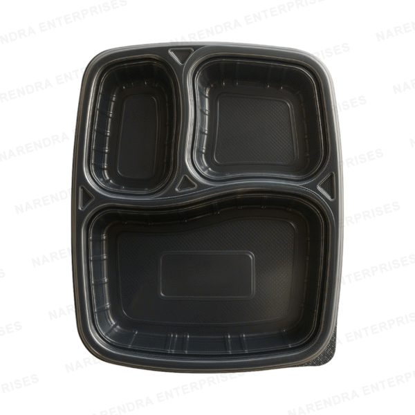 3 CP Mini Plastic Meal Tray - Image 1