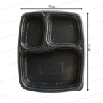 3 CP Mini Plastic Meal Tray - Image 2