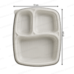 3 CP Mini Plastic Meal Tray - Image 5