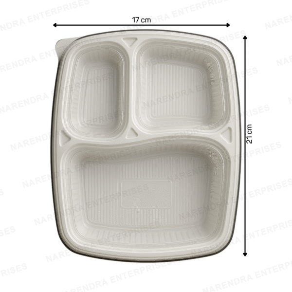 3 CP Mini Plastic Meal Tray - Image 5