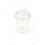 300 ML Plastic Glass With Lid