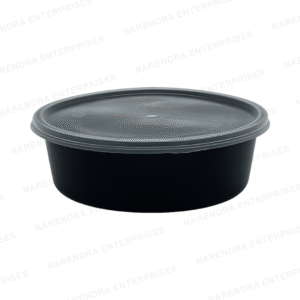 300 ML Round Flat Dev Plastic Container