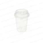 350 ML Plastic Glass With Lid