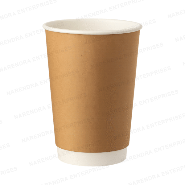 360 ML Double Wall Kraft Paper Glass - Image 1