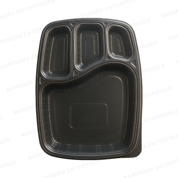 4 CP Plastic Meal Tray - Image 1