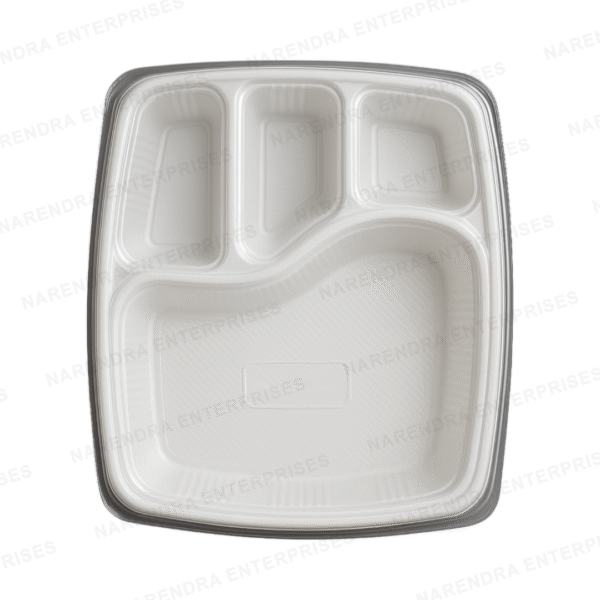 4 CP Plastic Meal Tray - Image 4