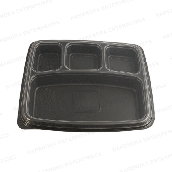 4 CP Plastic Meal Tray Dosa - Image 1