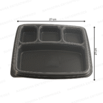 4 CP Plastic Meal Tray Dosa - Image 2