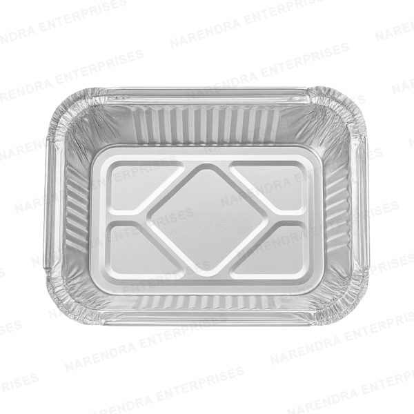 450 ML Rectangluar Aluminium Container - Image 2