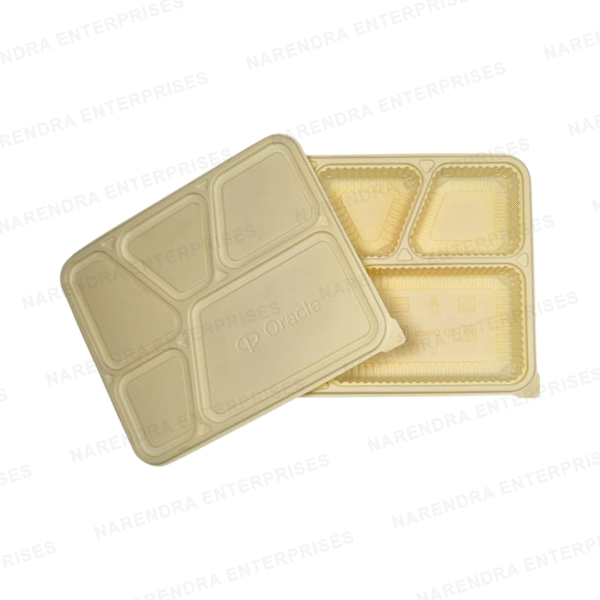 5 CP Bio Plastic Meal Tray - Image 2